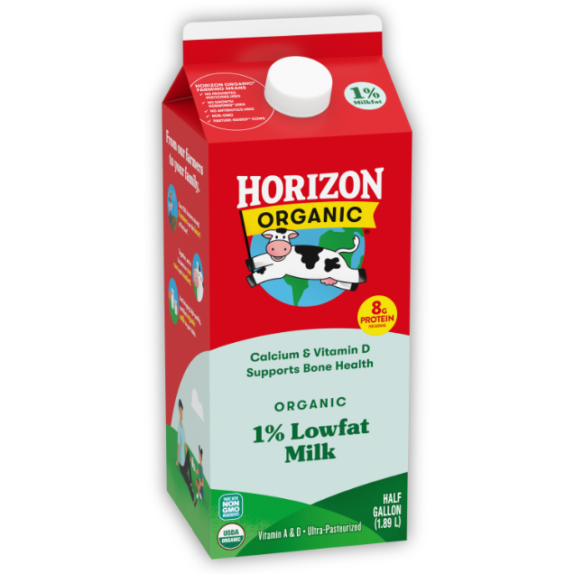 Organic lowfat milk