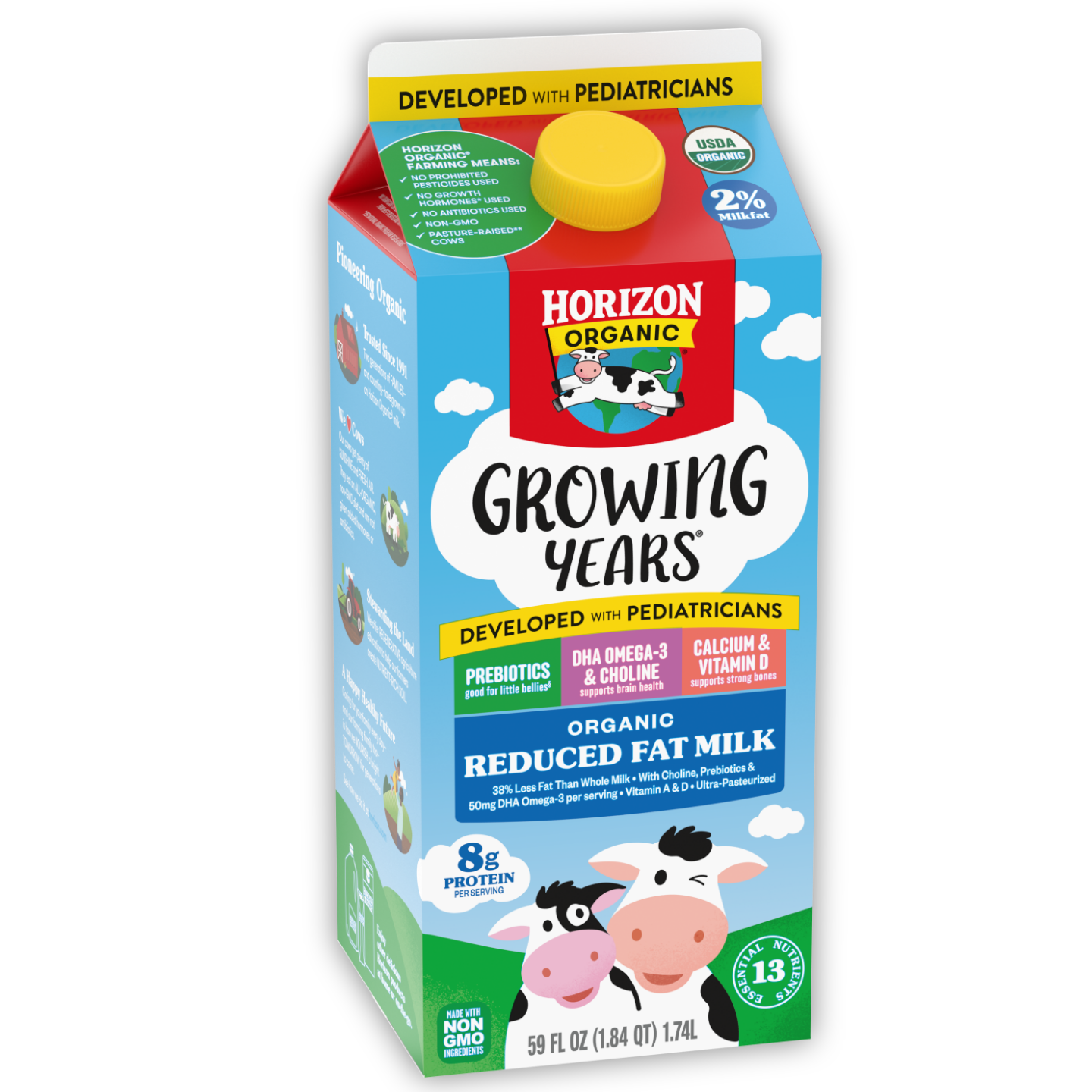 Growing Years Organic 2% Reduced Fat Milk for Kids