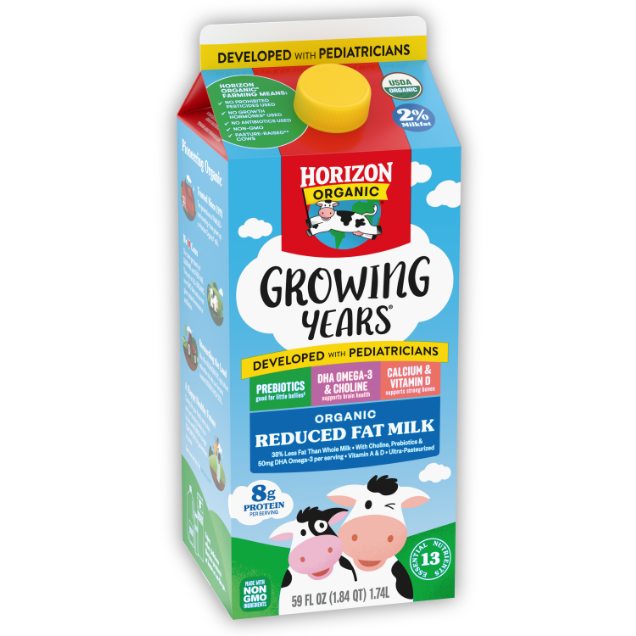 Growing Years<sup>&reg;</sup> Organic Reduced Fat Milk