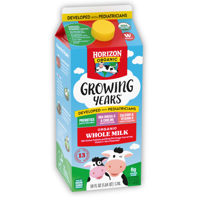 Growing Years<sup>&reg;</sup> Organic Whole Milk