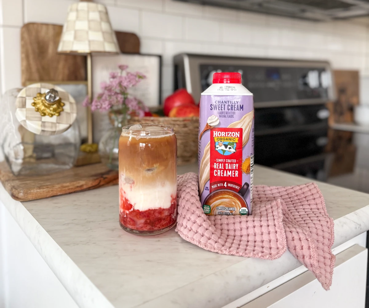 Layered Strawberry Latte