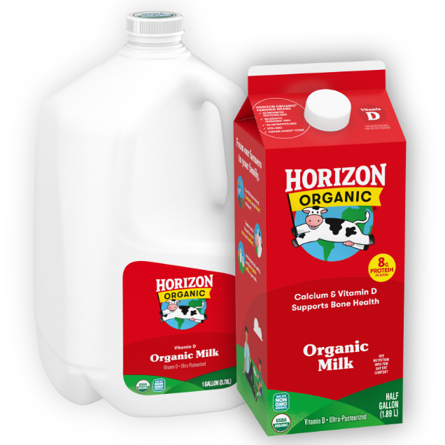Organic whole milk
