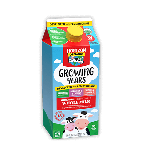 Growing Years<sup>®</sup> Organic Whole Milk