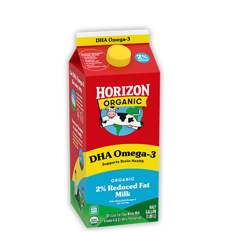 Organic Reduced Fat Milk with DHA Omega-3