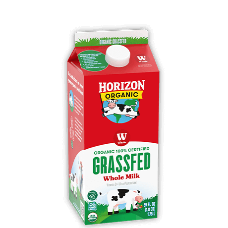 Organic grassfed whole milk