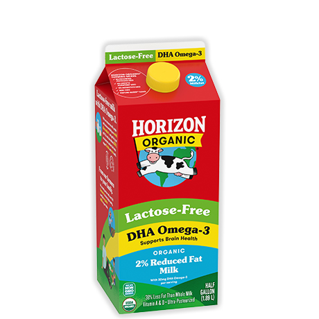 Reduced Fat Lactose Free Milk with DHA Omega-3