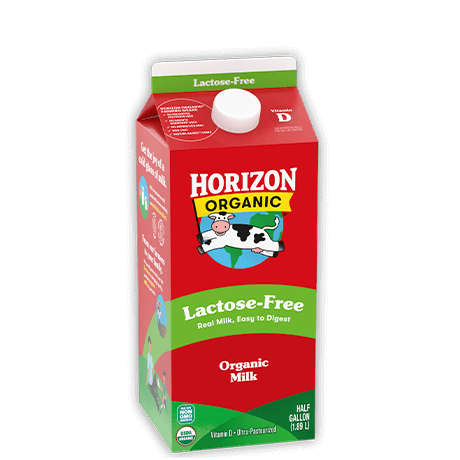 Organic lactose-free whole milk