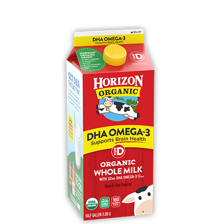 Organic Whole Milk with DHA Omega-3
