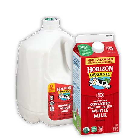 Organic whole milk
