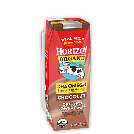 Organic Lowfat Chocolate Milk Box with DHA Omega-3