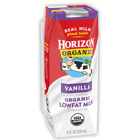 Organic Low Fat Vanilla Milk Box