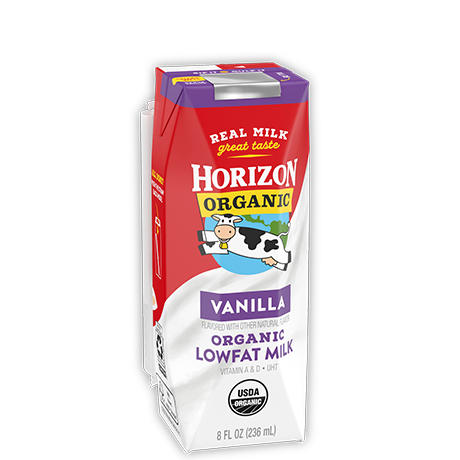 Organic Lowfat Vanilla Milk Box