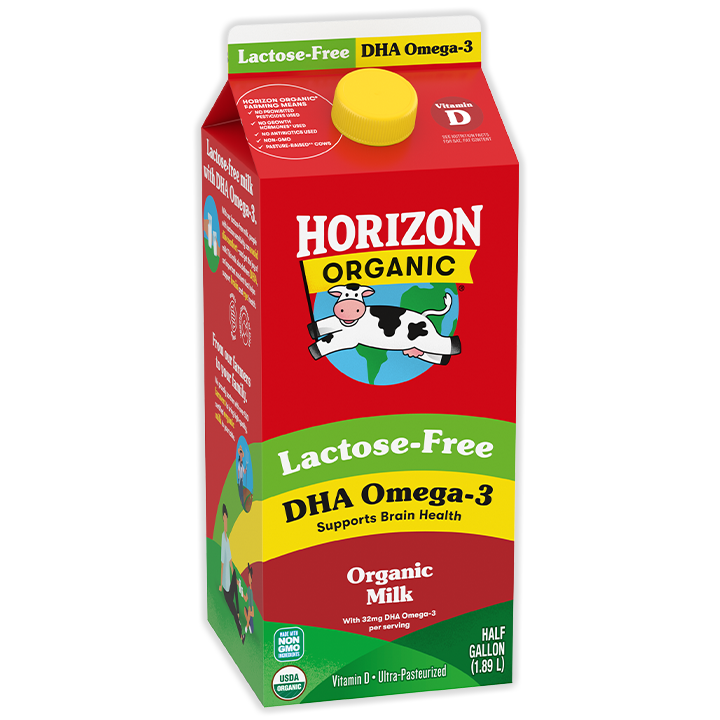 Lactose Free Organic Whole Milk with DHA Omega-3