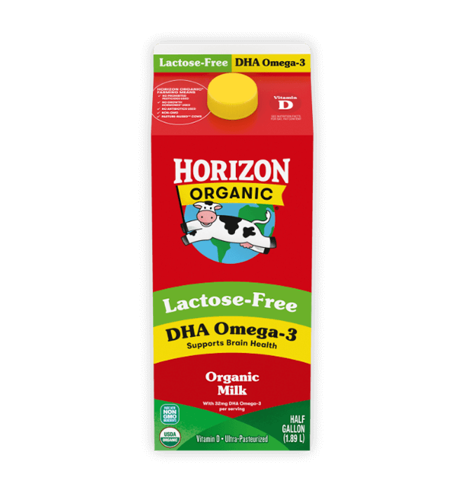 Organic Lactose-Free Whole Milk With DHA Omega-3