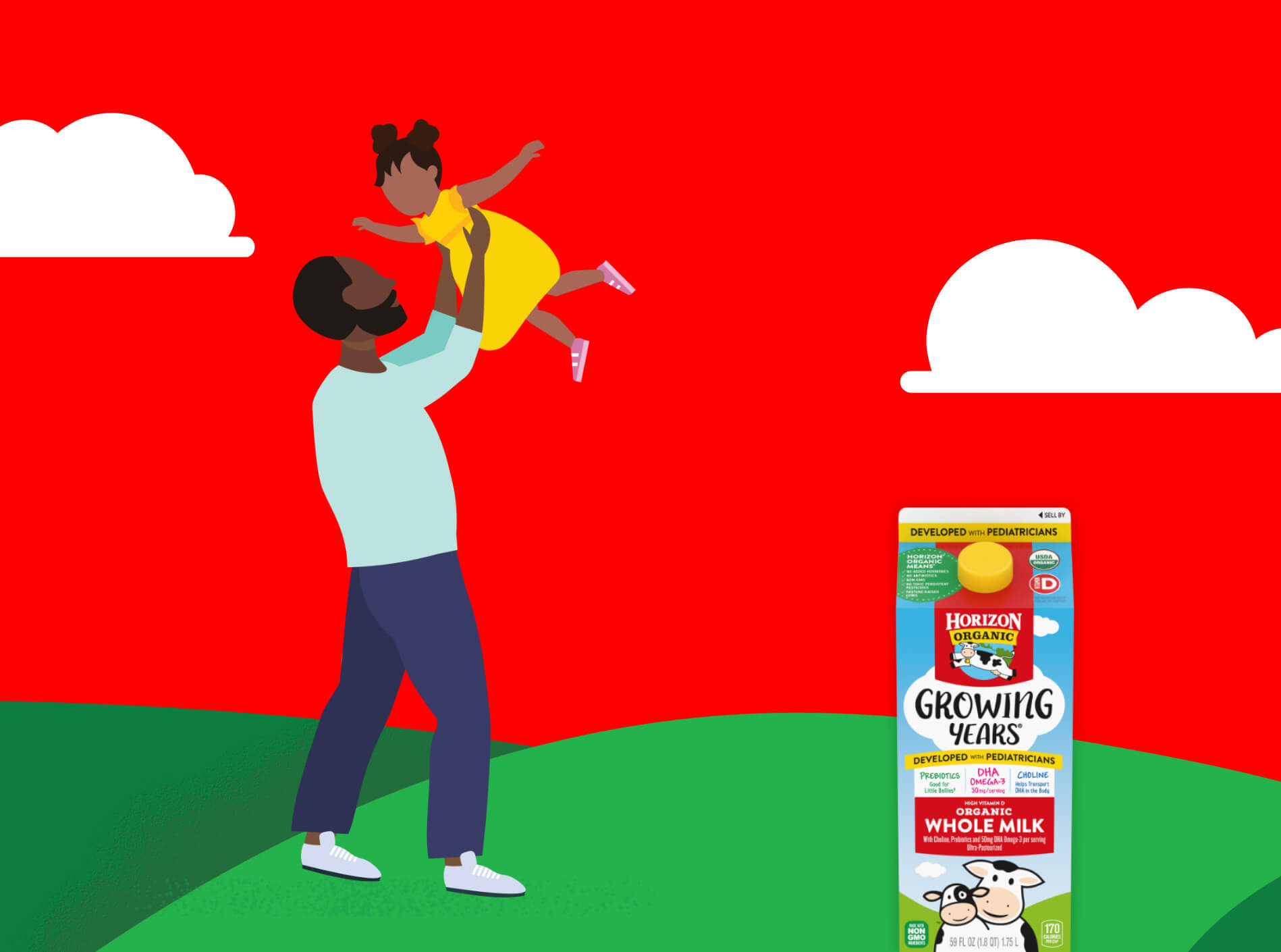 Growing Years organic milk for kids.